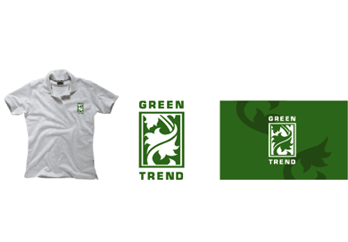 GreenTrend Messehemden Logo Visitenkarte