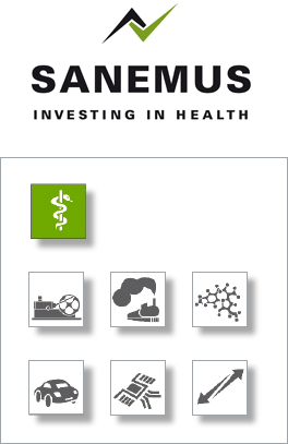 Sanemus AG Logo und Icons
